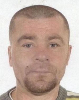 Portret przedstawiający zaginionego Wojciecha Sipa.